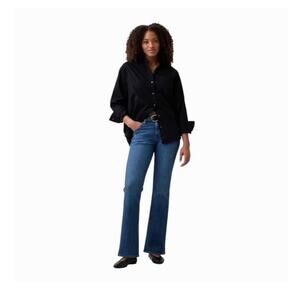 Gap Mid Rise Baby Boot Jeans 30/10R Dark Wash Washwell Stretch Denim NWOT